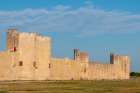 A scenic view of the Aigues Mortes city walls Aigues Mortes-Gard-Languedoc Roussillon-France Art Print